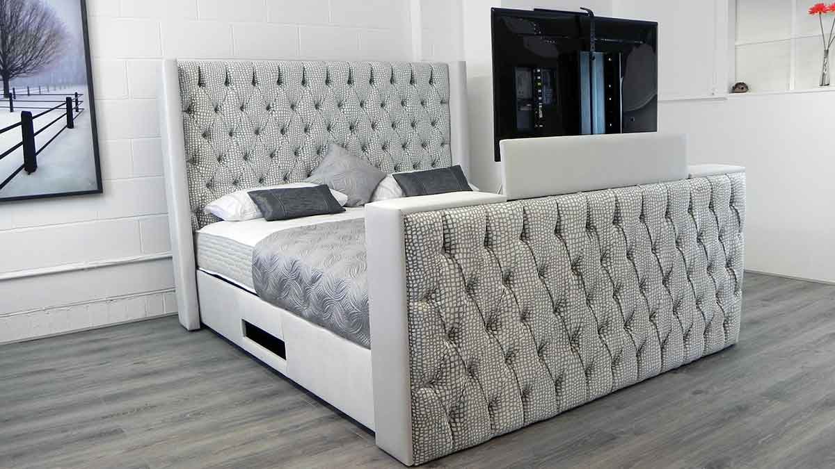 43 inch deals tv ottoman bed